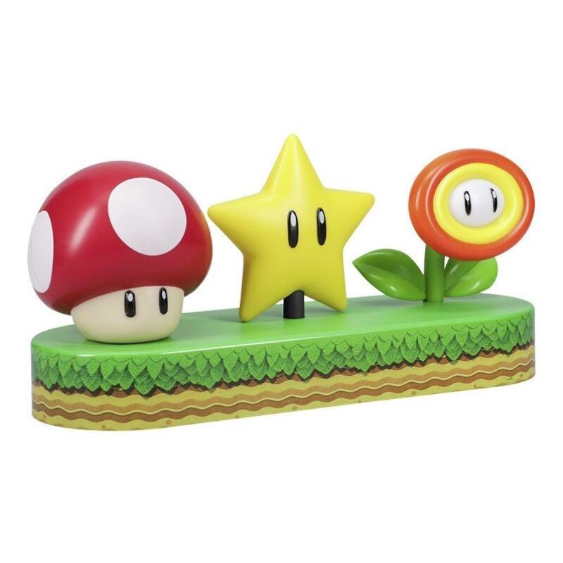 Lampka Super Mario Ikony Mushroom Star Fire Flower