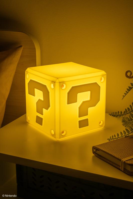 Lampka Super Mario Blok ze Znakiem Zapytania