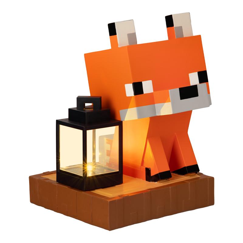 Lampka solarna Minecraft Lis z lampionem