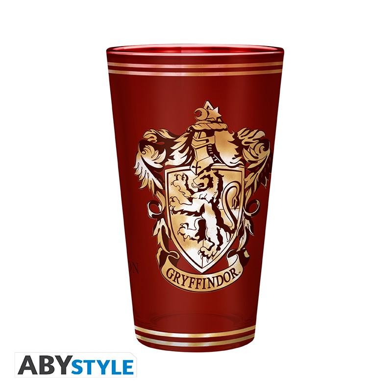 Zestaw prezentowy Harry Potter Gryffindor szklanka przypinka notes