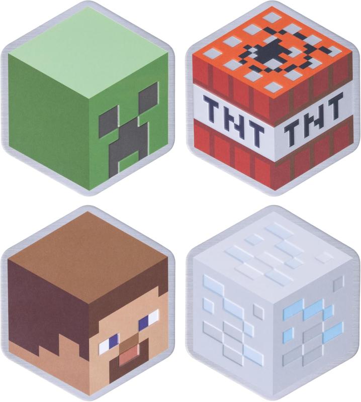 Podstawki Pod Kubek Minecraft Zestaw 4 sztuk