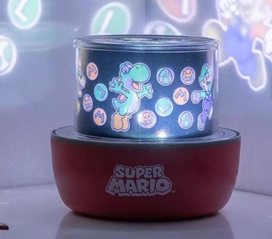 Lampka projekcyjna Super Mario z dźwiękiem