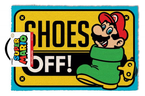 Wycieraczka Super Mario Shoes Off Colour