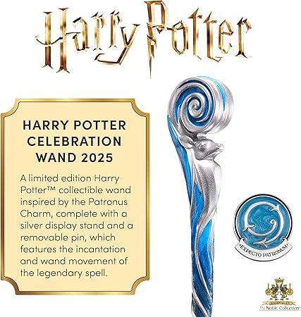Różdżka Harry Potter Celebracyjna Patronus z podstawką