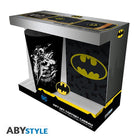 Zestaw prezentowy DC Comics Batman szkło przypinka notes