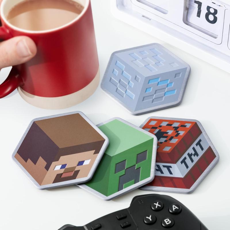 Podstawki Pod Kubek Minecraft Zestaw 4 sztuk