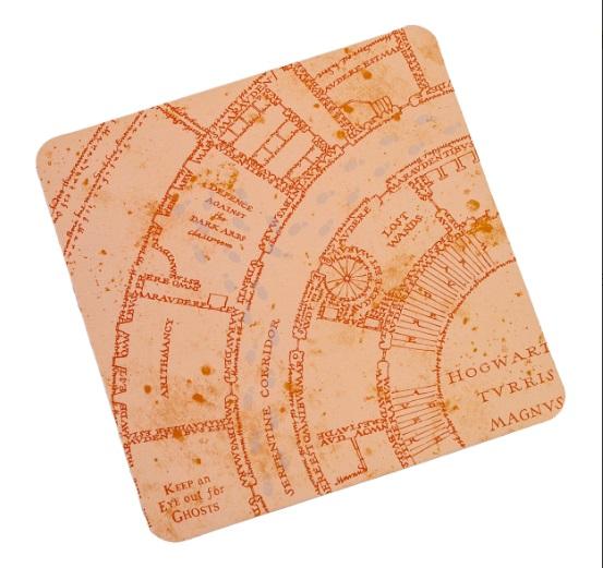 Podstawki pod kubek Harry Potter Mapa Huncwotów termoaktywne
