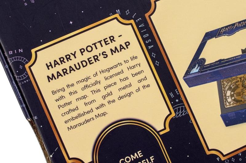 Ozdoba Harry Potter Mapa Huncwotów metalowa replika — ujęcie 2