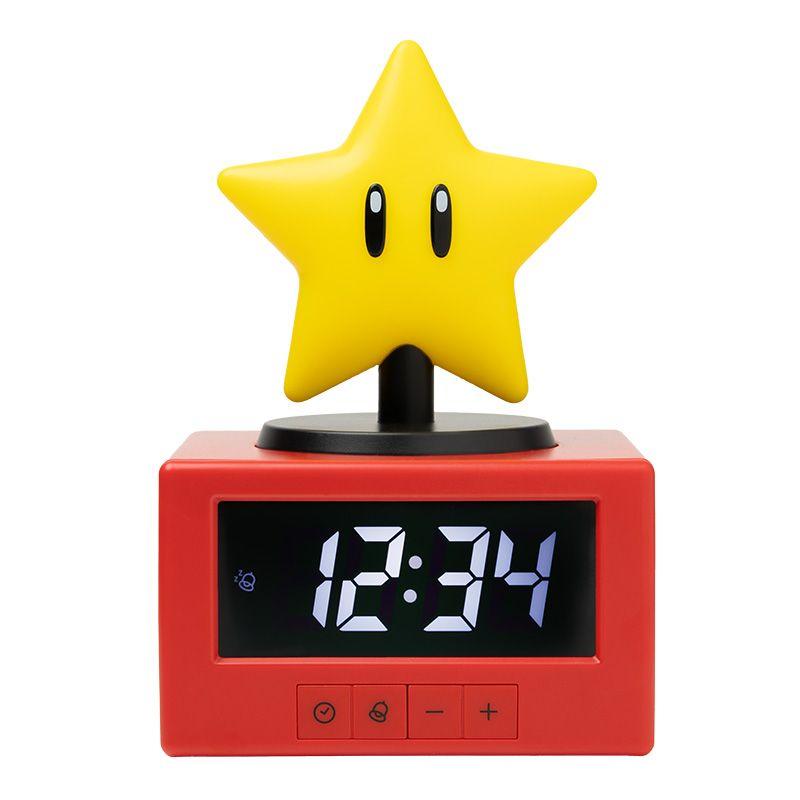 Zegar Super Mario Super Star Budzik z Alarmem — ujęcie 3