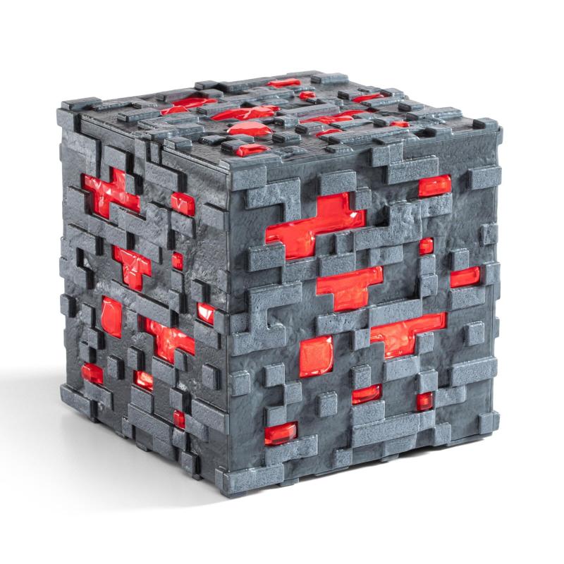 Lampka 3D Minecraft Ruda Redstone